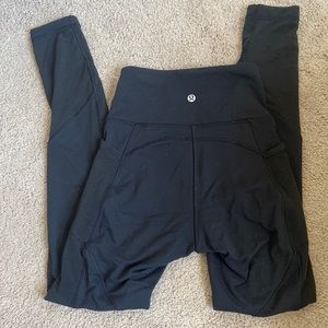 Black Lululemon leggings size 2